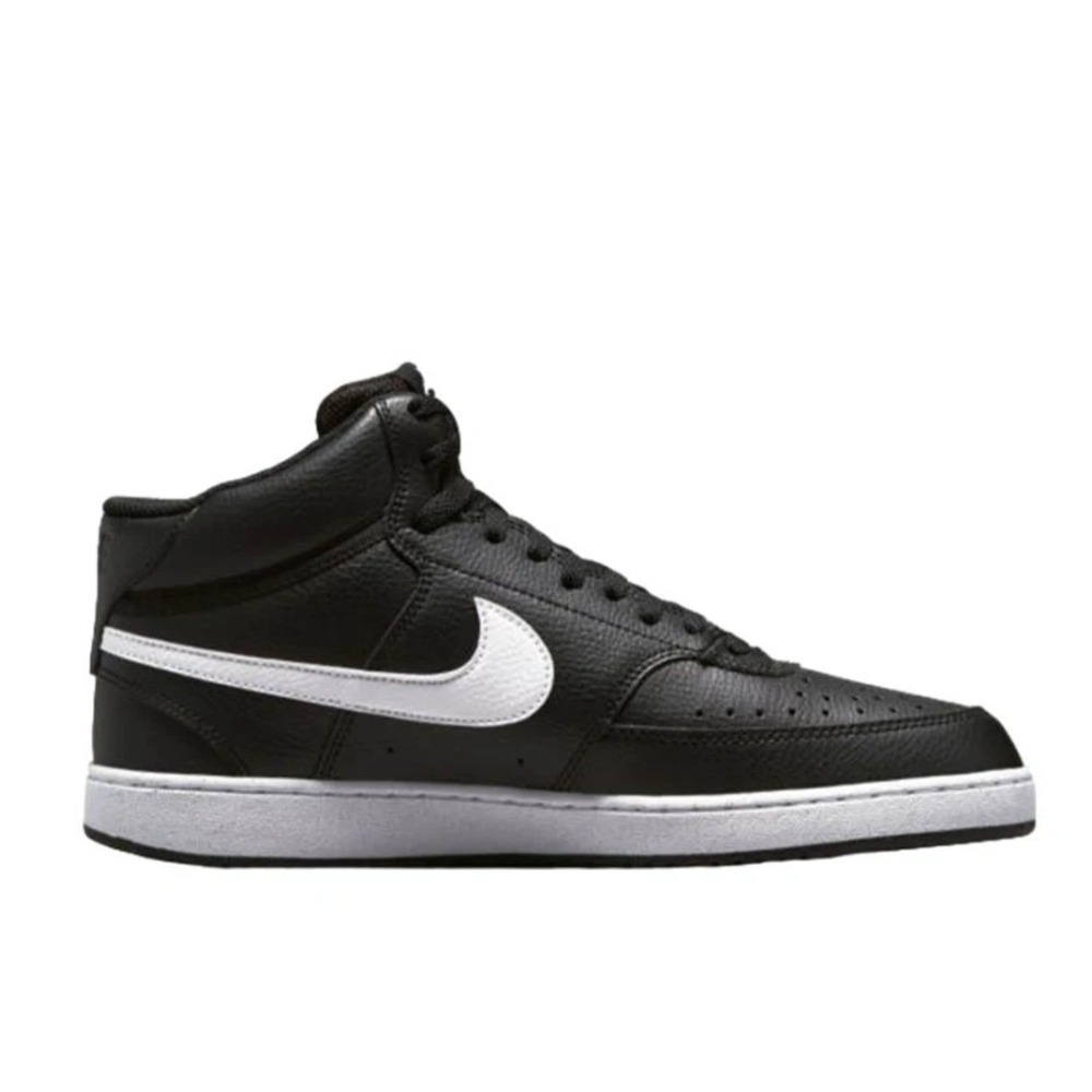 Mens Size 9- Nike Court Vision Mid Next Nature Black/White Shoes DN3577 001 NEW